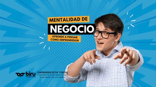 Mentalidad de negocio aprende a pensar como emprendedor...